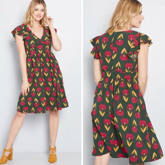 ModCloth Truly You Short Sleeve Dress - Picture 2 of 12